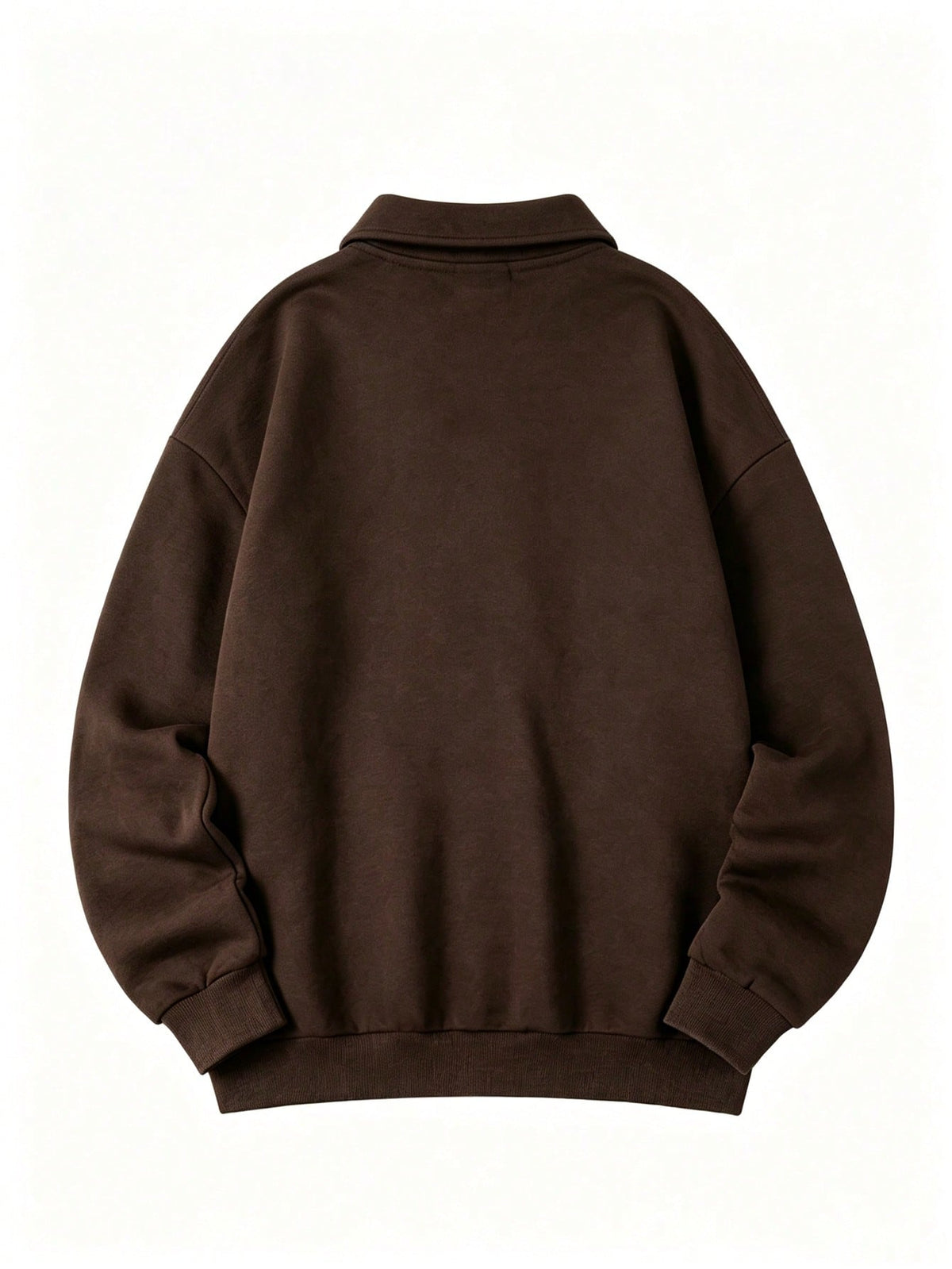 Women'S Brown Half Zip Sweatshirt, Oversized Pullover Long Sleeve Casual Top, Fall Outfit for Women, Winter Clothes for Women, Cozy Streetwear